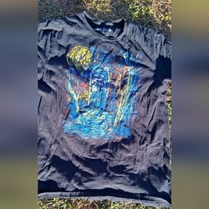 Artistic Black Graphic Tee